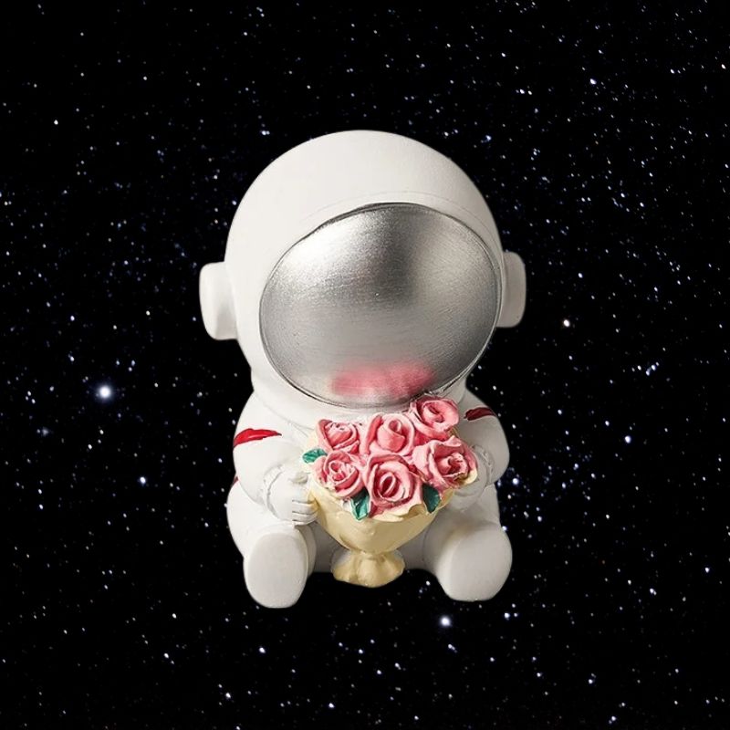 Figurine astronaute romantique