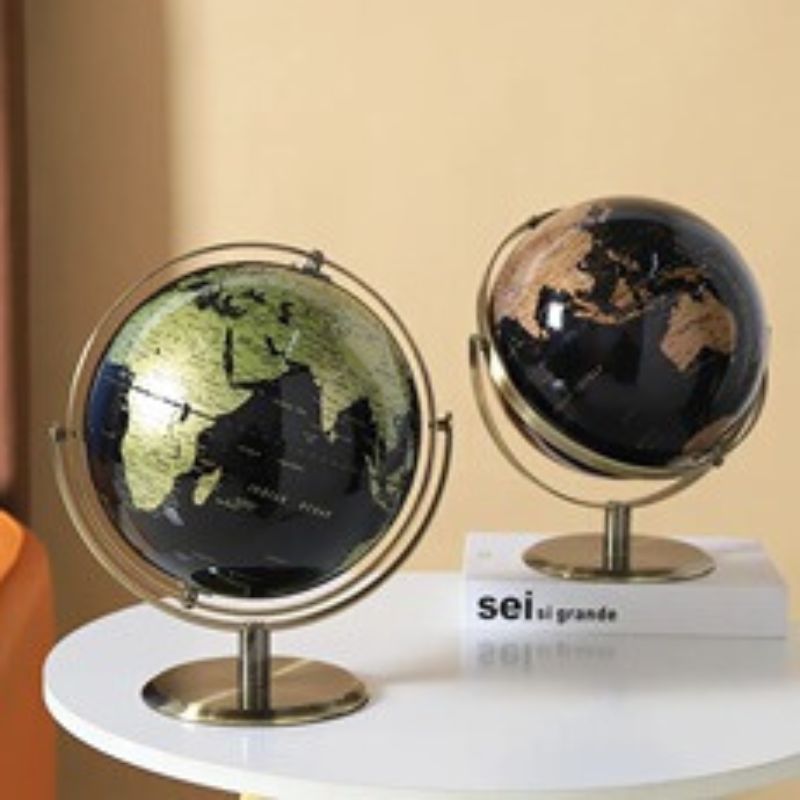 Globe terrestre décoratif retro