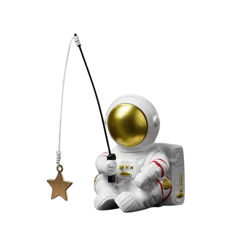 Figurine Cosmonaute pêcheur d'étoiles