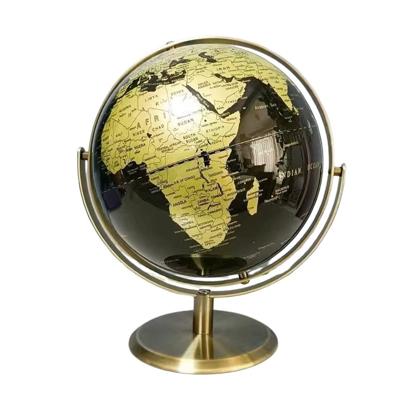 Globe terrestre décoratif retro