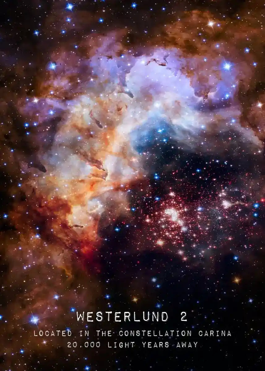 Poster - Nébuleuse Westerlund 2