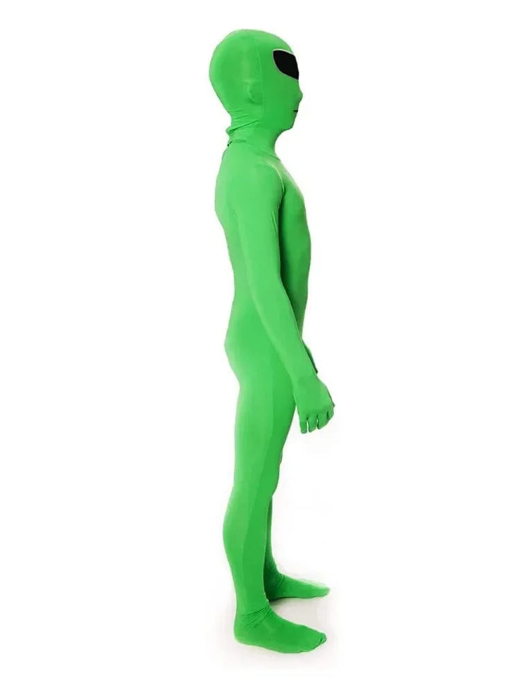 Green alien costume