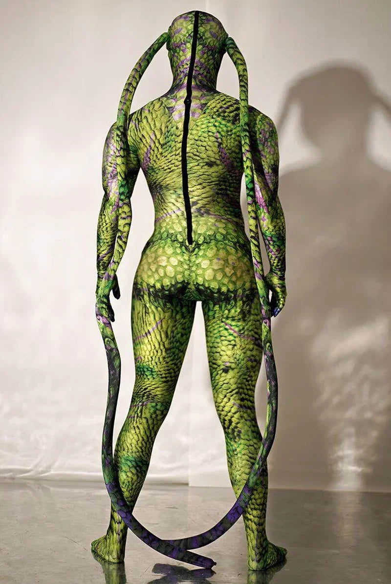 Costume alien homme stretch