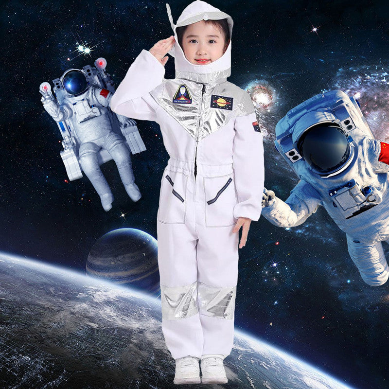 Astronautenkostuum met helm voor kinderen
