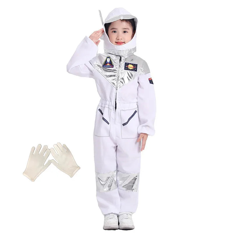 Astronautenkostuum met helm voor kinderen