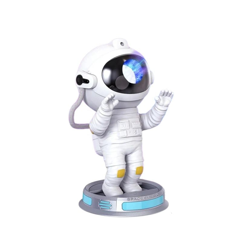 Astronaute projecteur debout