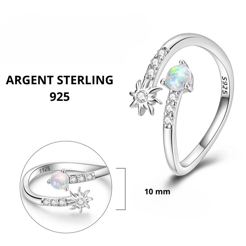 Bague cosmique élégante