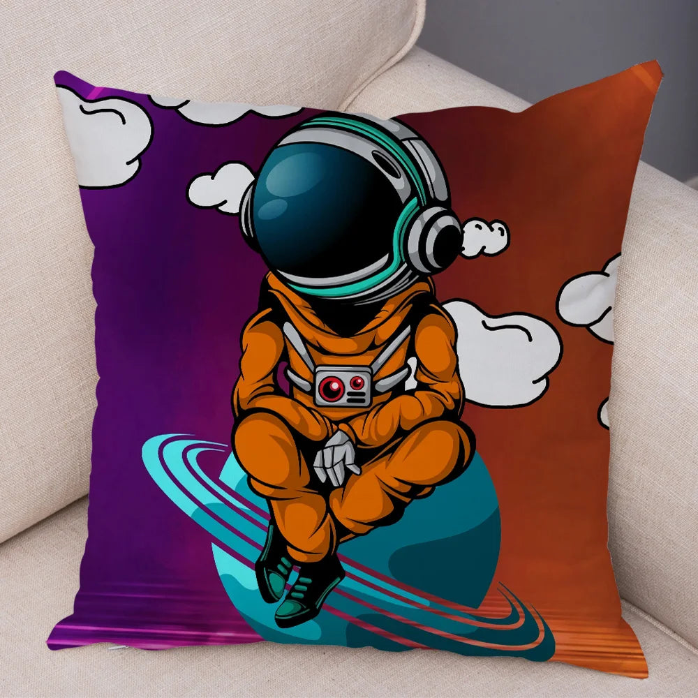 Coussin Astronaute en pause