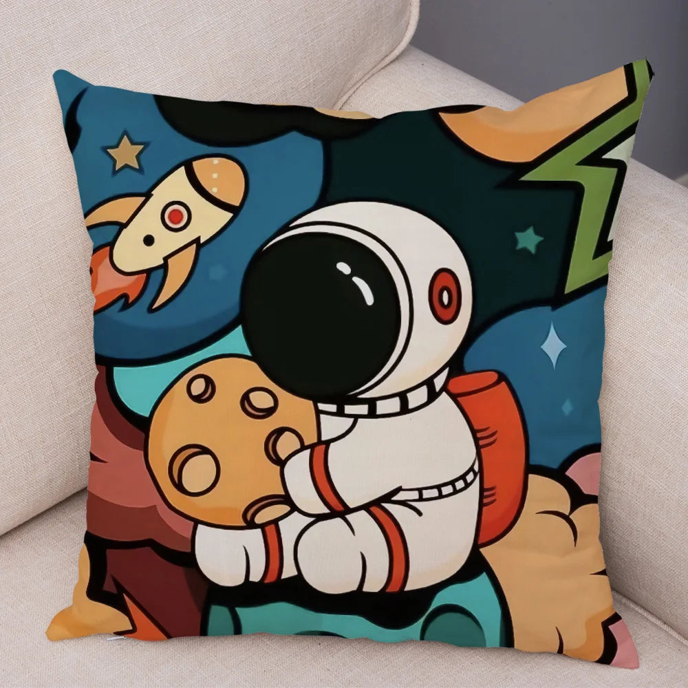 Coussin Astronaute animé