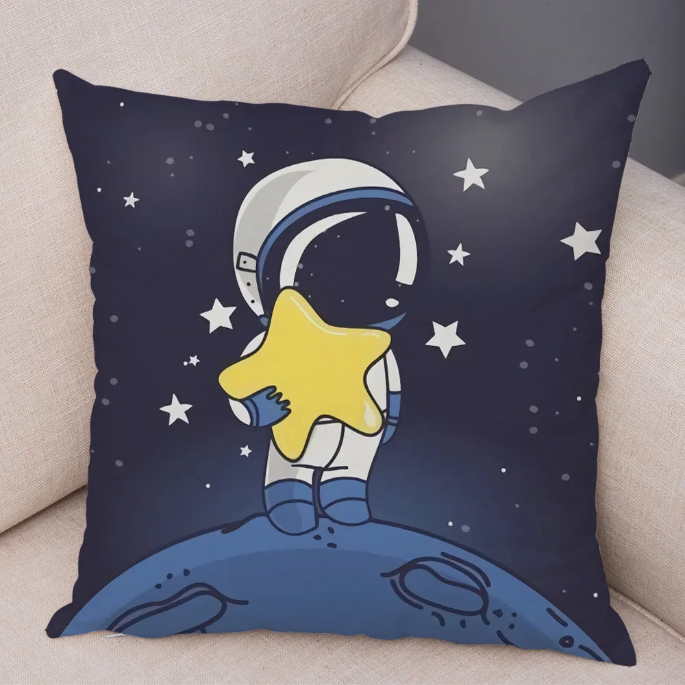 Coussin Astronaute : Nuit étoilée