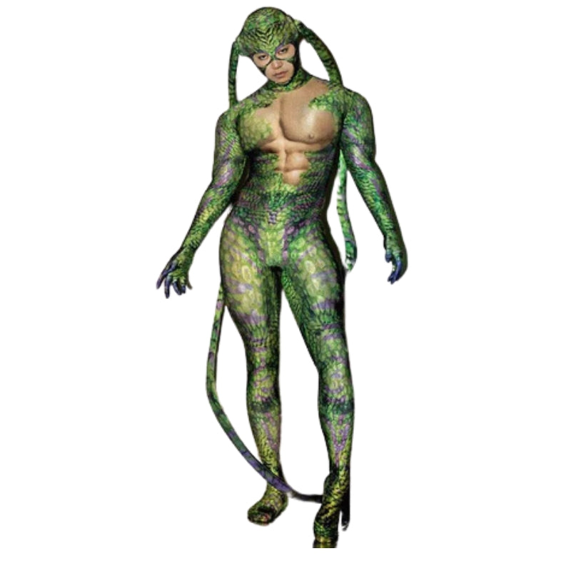 Costume alien homme stretch