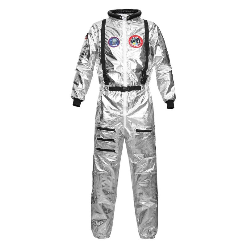 Déguisement d'astronaute homme argenté