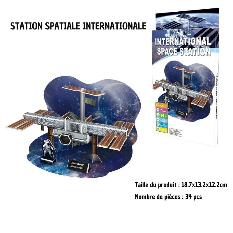 Maquette 3D Station Spatiale Internationale