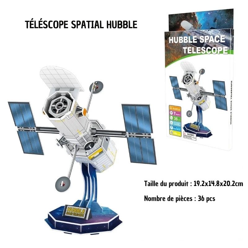 Maquette 3D Téléscope Hubble