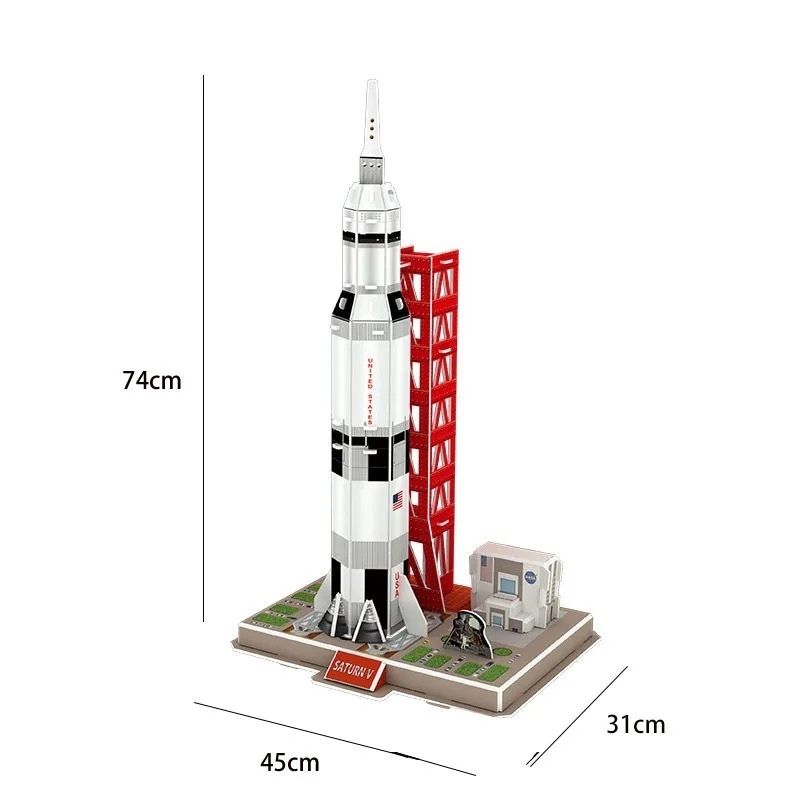 Maquette 3D Saturn V