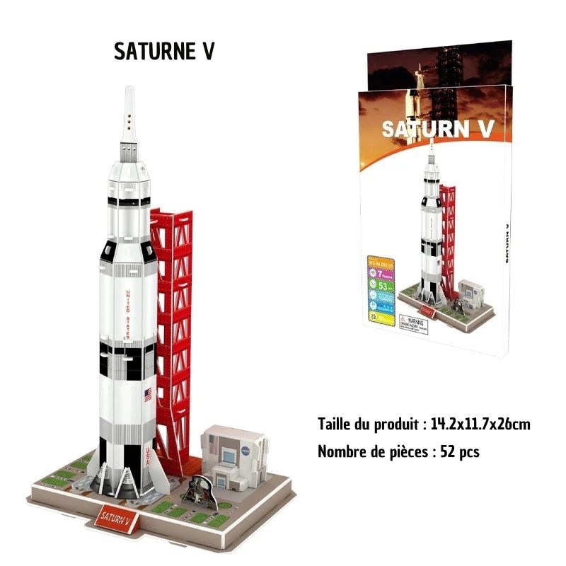 Maquette 3D Saturn V