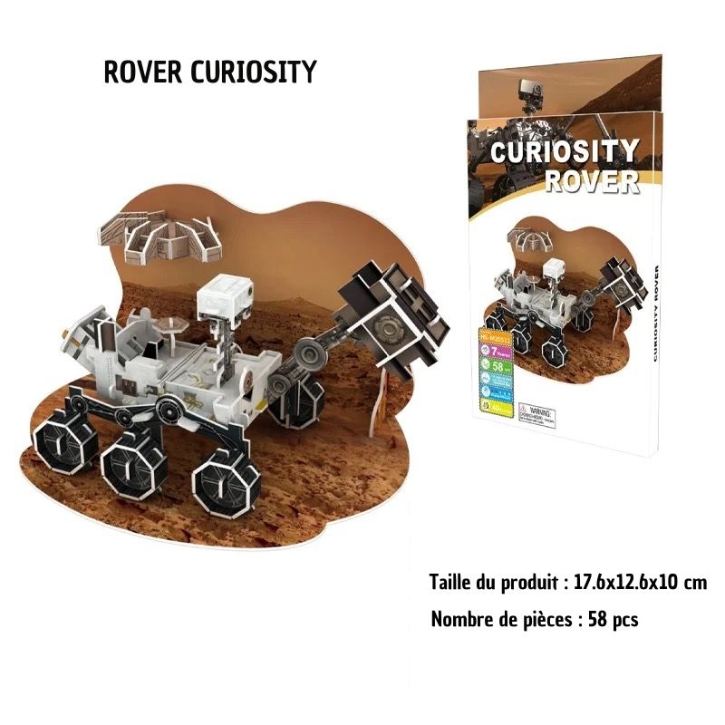 Maquette 3D Rover Curiosity