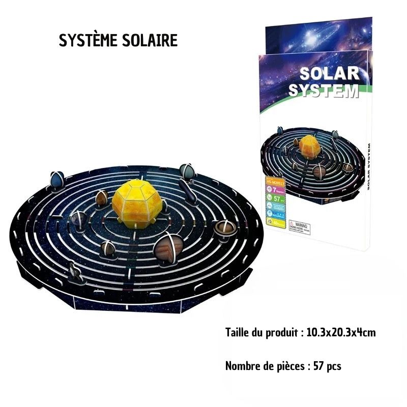 Maquette 3D Système solaire