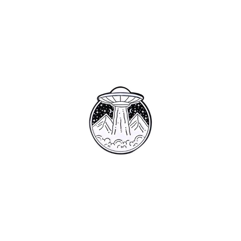 Pin's Espace Noir et Blanc