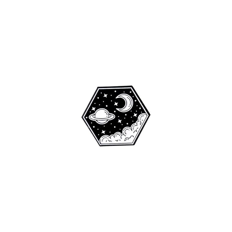 Pin's Espace Noir et Blanc