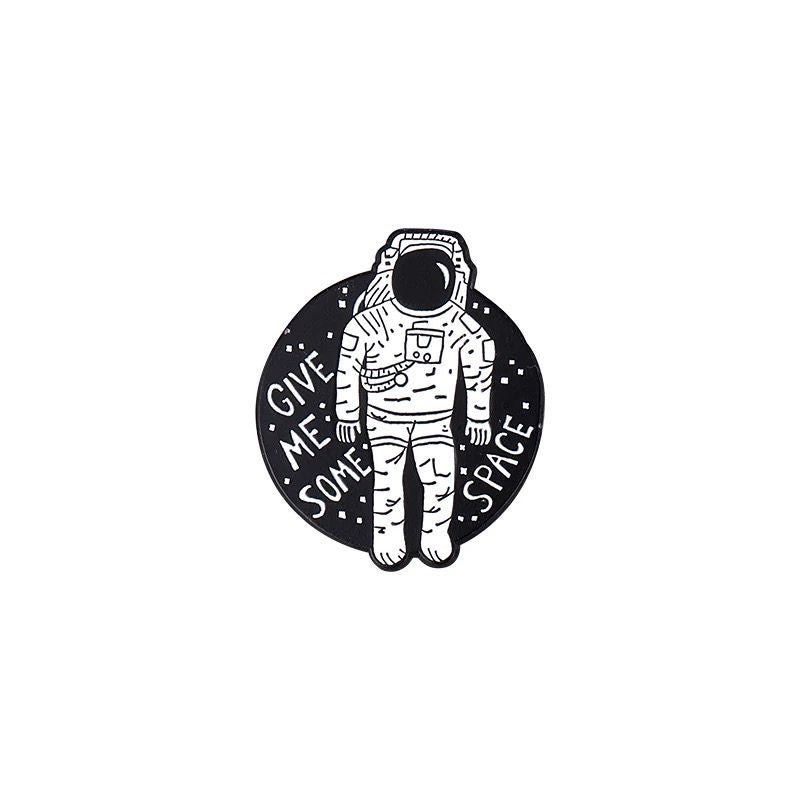 Pin's Espace Noir et Blanc