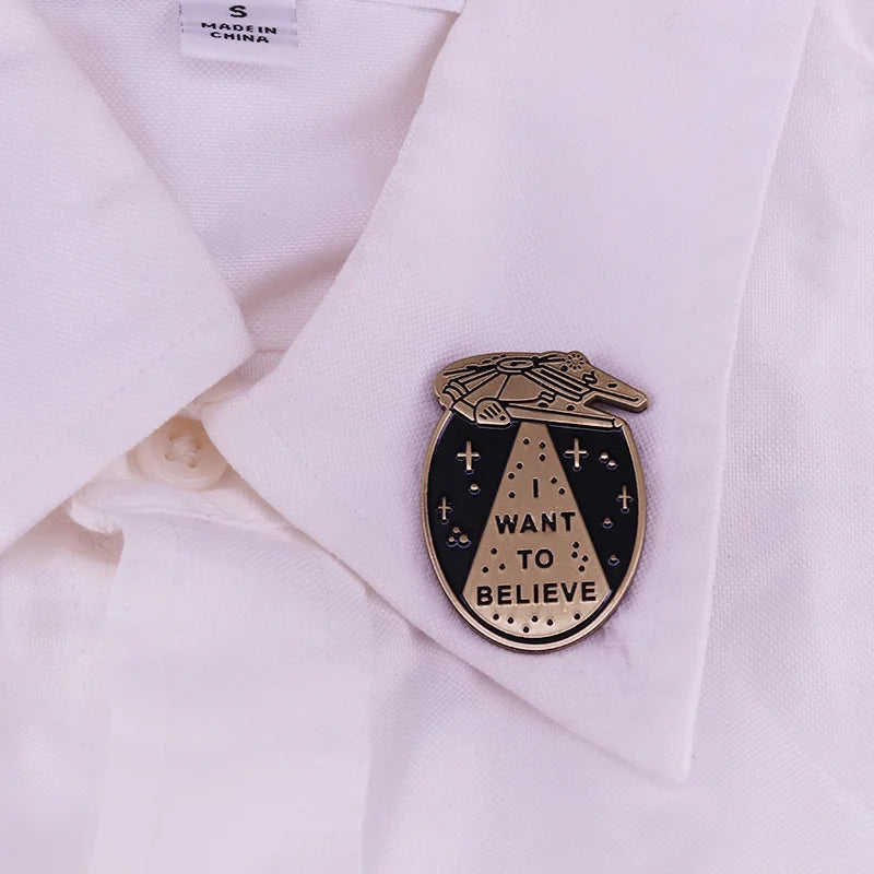 Pin's " I want to believe"