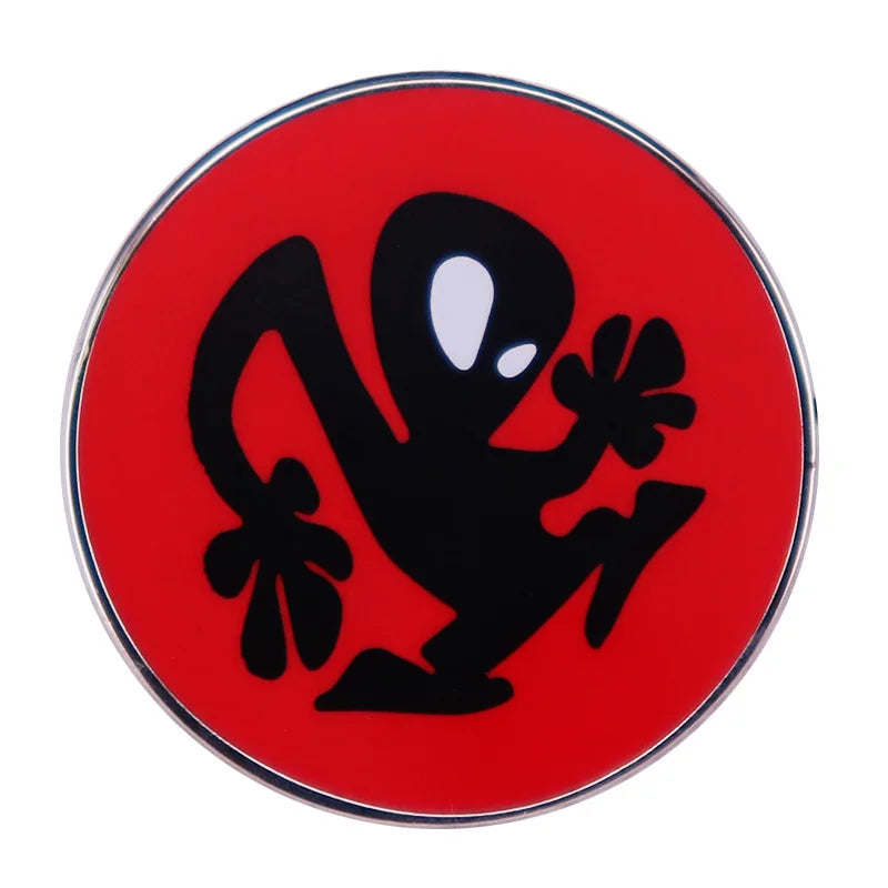 Red Alien Pin