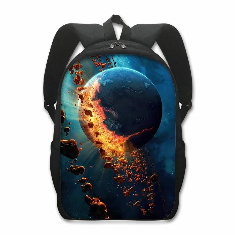Sac à dos explosion planète