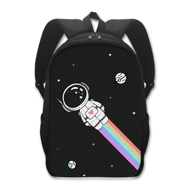 Sac à dos astronaute arc en ciel