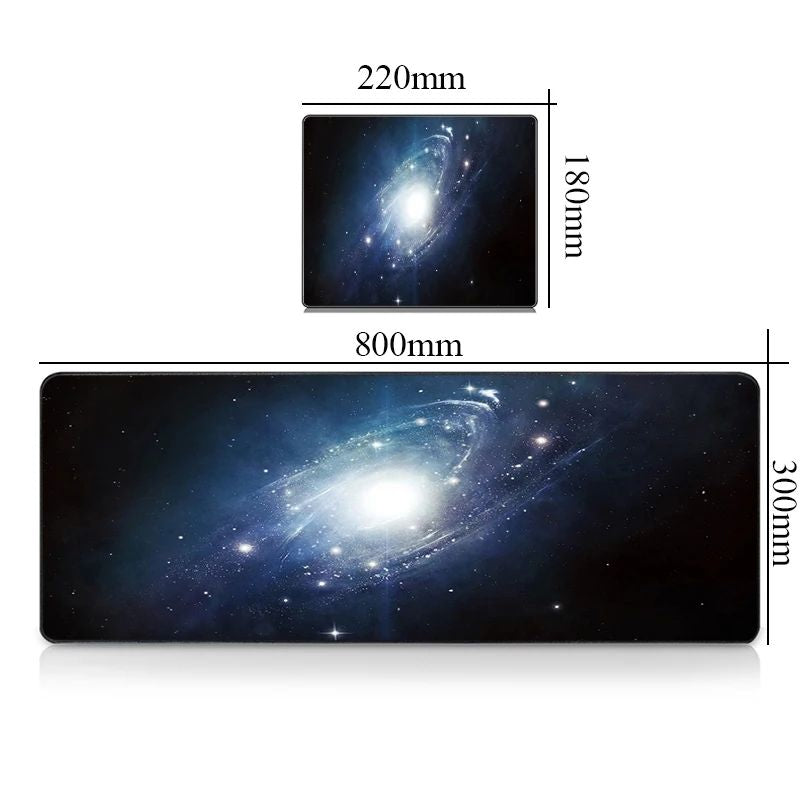 Tapis de souris confortable galaxie