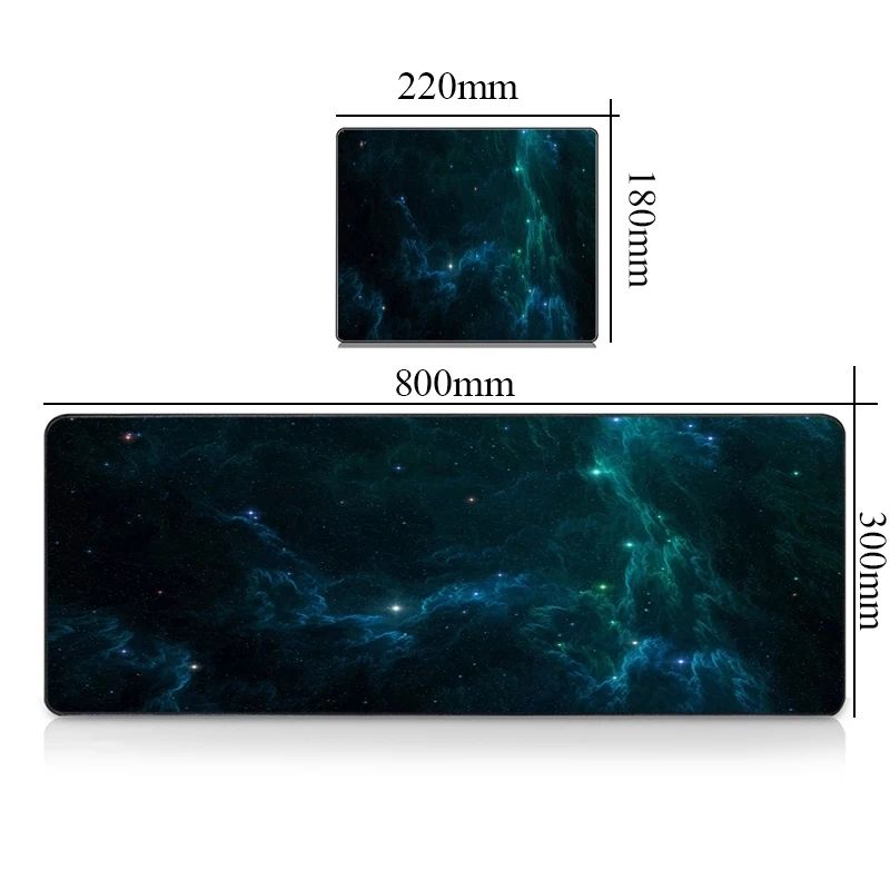 Tapis de souris univers nuage gazeux