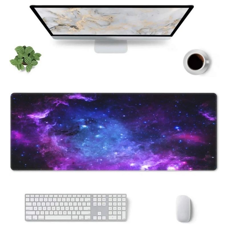 Tapis de souris XXL espace doux antidérapant