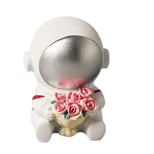 Figurine astronaute romantique