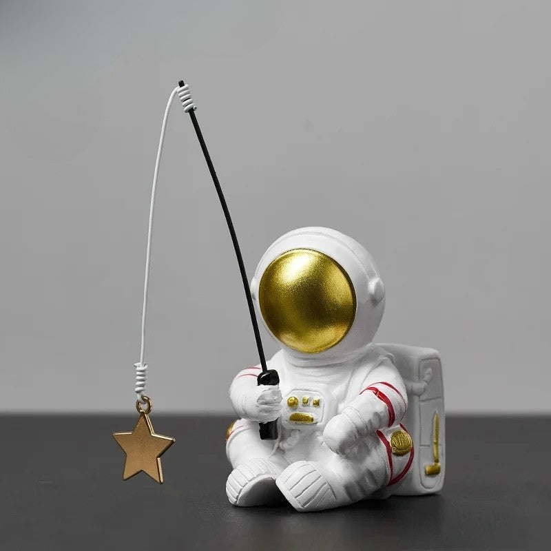 Zeesterrenkosmonaut-beeldje