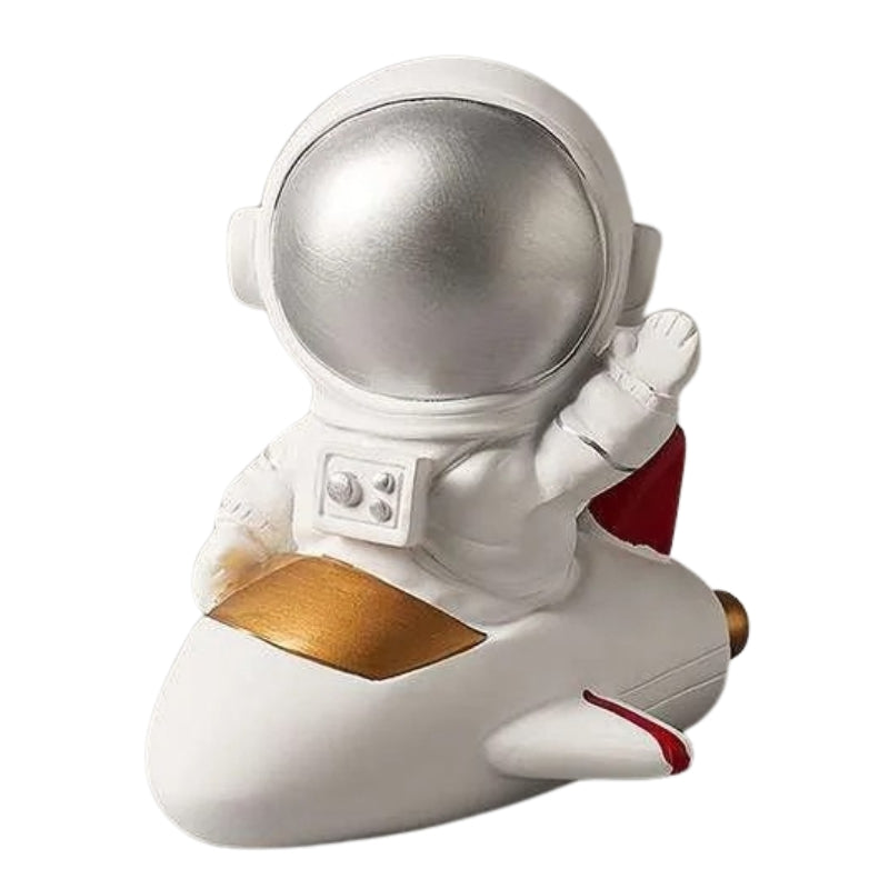 Astronaut vliegtuigbeeldje
