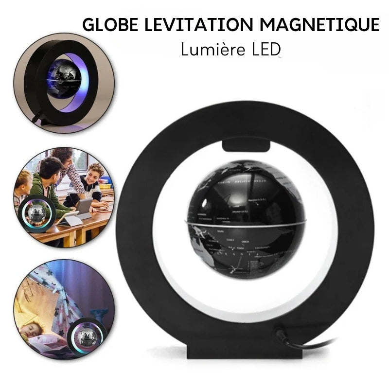 Globe terrestre en lévitation magnétique LED