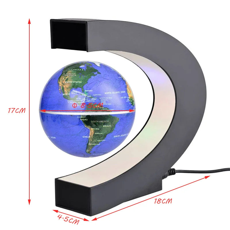 Globe terrestre magnétique flottant