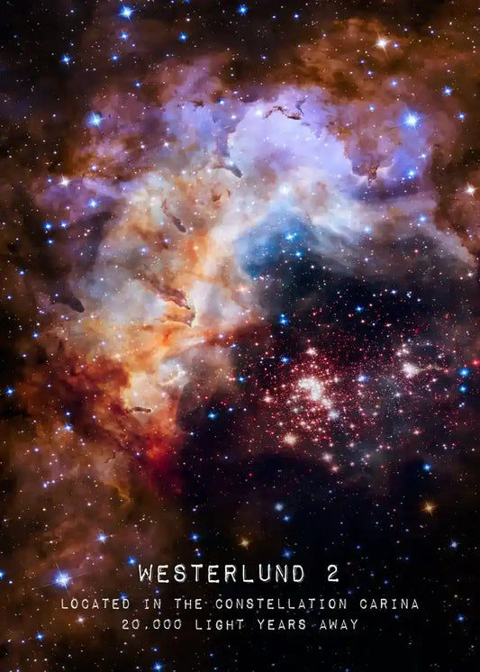 Poster - Nébuleuse Westerlund 2