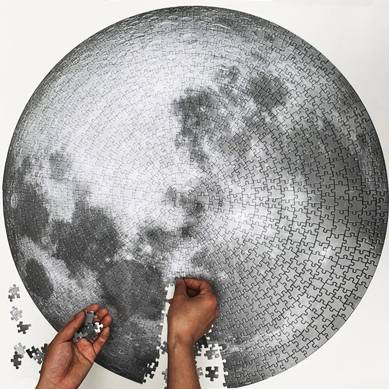 Puzzle rond Lune 1000 pièces