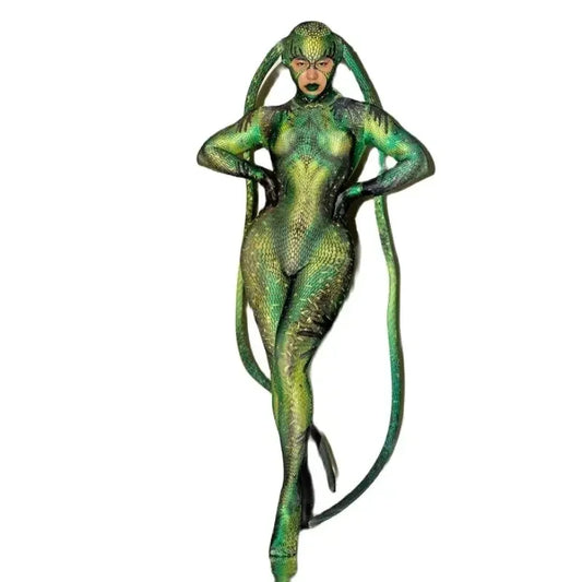 Costume alien femme stretch