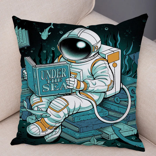 Coussin Astronaute lecteur