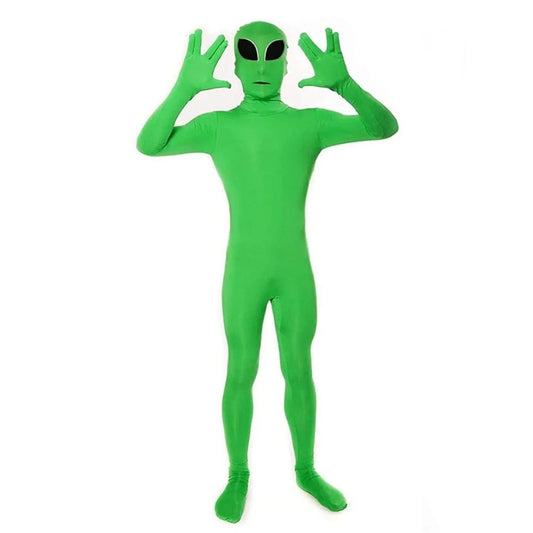 Déguisement alien vert