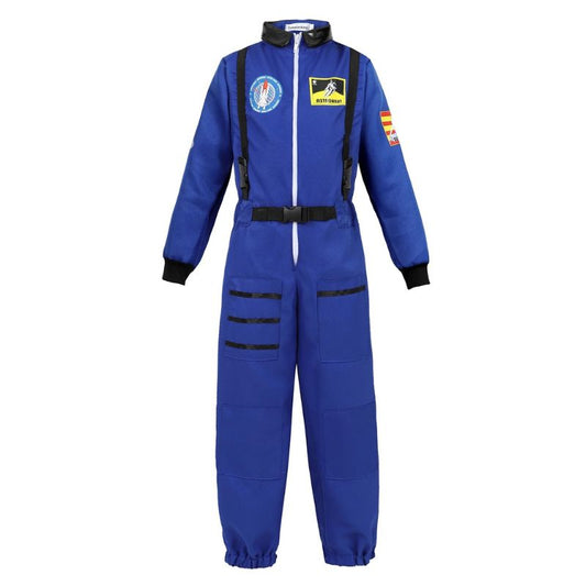 Costume astronaute femme bleue