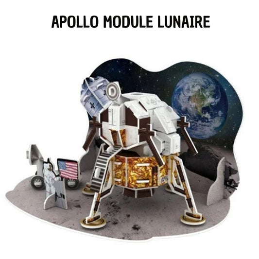 Maquette 3D module lunaire Apollo