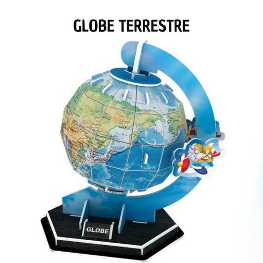 Maquette 3D Globe terrestre