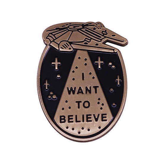 Pin's " I want to believe"